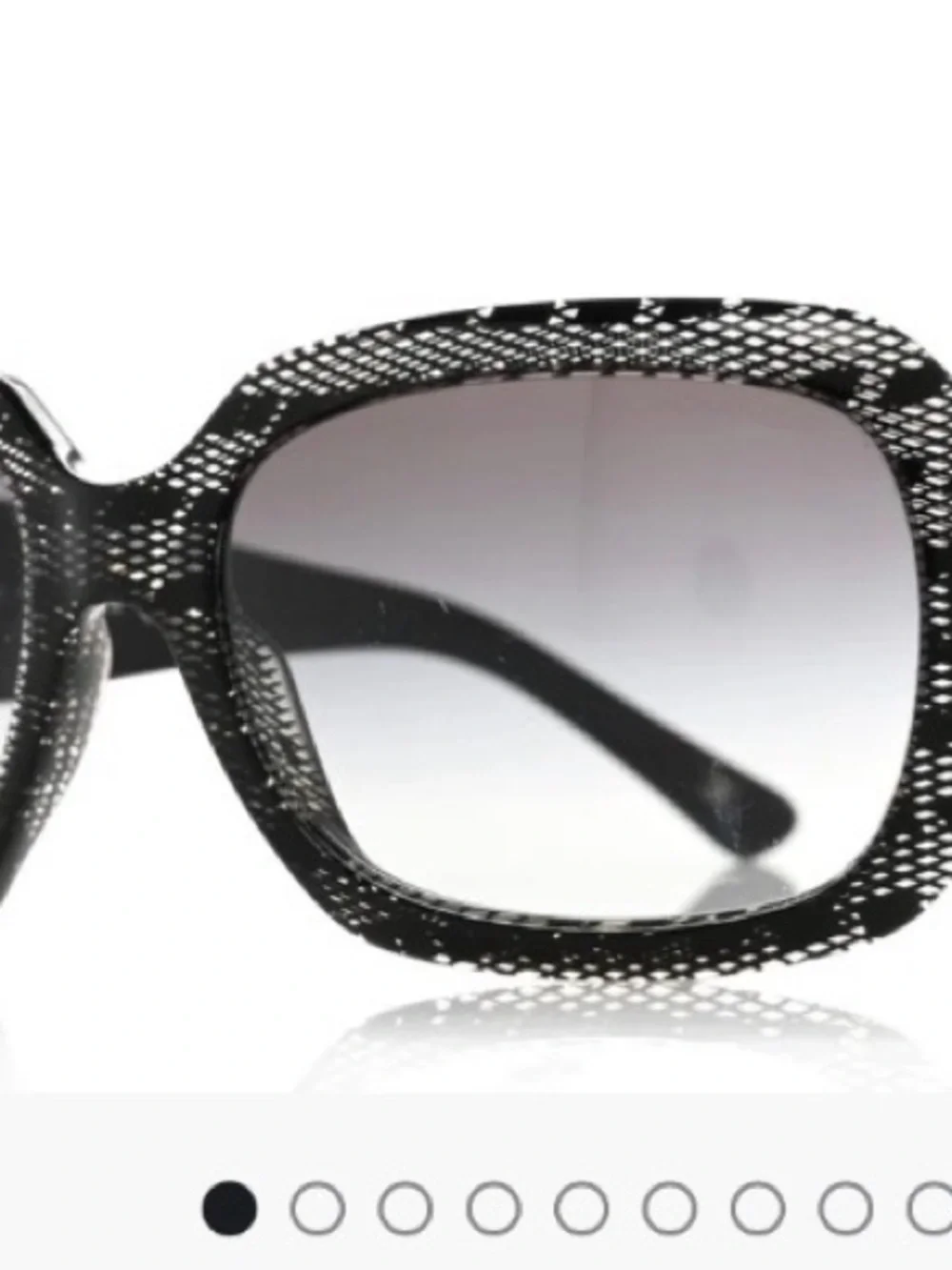 vintage Chanel Acetate CC Lace Effect Sunglasses (Model 5146).